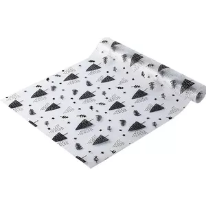 URROMA Papieren Placemats – 100 Stuks – Rond – Kraft Bruin – Kantpatroon – 29 Cm Diameter – Wegwerp – Voor Feest, Bruiloft, Kerst & Verjaardag – Stofvrij & Elegant