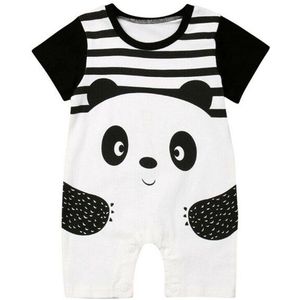 Peuter Baby Jongen Meisje Kleding Romper Leuke Panda Romper Jumpsuit Kid Zomer Kleding Speelpakje Casual Outfit 0-3Y