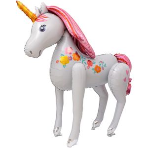 Grotere Roze Paard Little Pony Eenhoorn Folie Ballonnen Helium Ballon Kids Toys Bruiloft Verjaardag Animal Party Decor Supplies