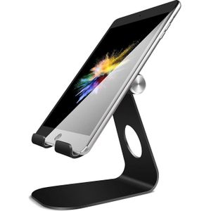 Tablet Stand Verstelbare, Aluminium Desktop Stand Houder Dock Compatibel 4-13 Inch Tablet Voor Ipad 9.7,10.5,12.9,Kindle,Nexus