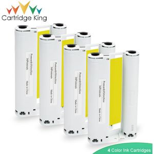 Cartridge Koning 6*4 Inch Kleur Lnk Cartridge Voor Canon Selphy Printer CP1300 CP1200 CP1000 CP910 CP900 Compact Foto afdrukken 4PK