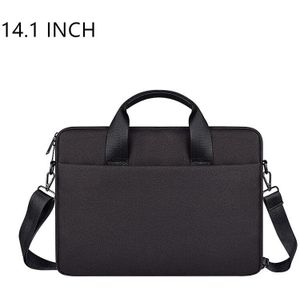 Oyixinger Draagbare Laptop Aktetas 13.3-15.6Inch Computer Schouder Tas Voor Apple Mcabook Xiaomi Huawei Pro Toevallige Zakelijke Tas