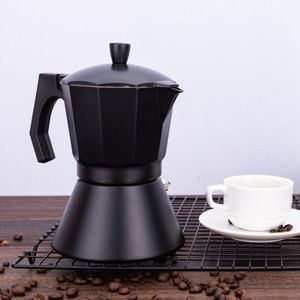 Mokka Latte Koffiezetapparaat Italiaanse Moka Espresso Cafeteira Percolator Pot 6 Cup Kookplaat Koffiezetapparaat 300Ml