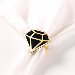 10 Pcs High-End Bruiloft Tafel Sieraden Diamond Servet Gesp Servet Ring Papier Handdoek Ring