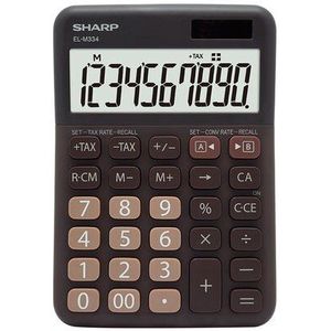 Sharp EL-M334 Mode Kantoor Rekenmachine Solar Leuke Cartoon Kleine Draagbare Kantoor Financial Accounting Snoep Kleur