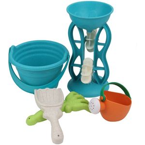 Draagbare Kids Strand Speelgoed Set Zand Gereedschap Strand Emmer Babybadje Speelgoed Sprinkler Schop Outdoor Speelgoed Spelen Strand/Zand speelgoed Voor Kinderen