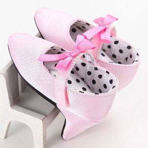 Baby Meisje Schoenen met Hoge Hakken voor Foto 'S Strik Mooie Casual Prinses Peuter Strik Baby Casual Schoenen