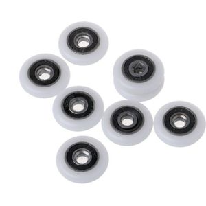 8 Pcs Douche Deur Runner Rollen Wielen Katrollen Vervangende Onderdelen 23Mm Diameter