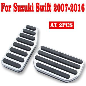 Auto Gaspedaal Brandstof Rempedaal Voetsteun Pedalen Cover Non Slip Pads Voor Suzuki Swift 2007