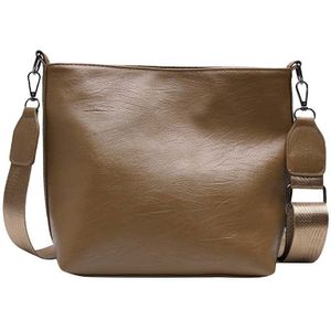 Vintage Vrouwelijke Zak Pu Leer Vrouwen Handtas Hoge Capaciteit Schoudertas Messenger Bag