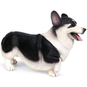 Mooie Corgi Simulatie Hond Dieren Actiefiguren Baby Running Corgi Model Beeldje Pvc Levensechte Collection Leuke Kid Speelgoed