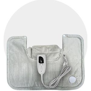 Elektrische Fysiotherapie Verwarming Pad Deken Spier Schouder Nek Verwarming Sjaal Verstelbare Temperatuur Eu Plug