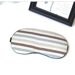 Slaapmasker Eye Patch Zachte Eye Slaapmasker Mode Gestreepte Maan Stijl Creatieve Reizen Ontspannen Slapen Aid Blindfold