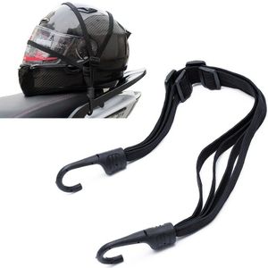 Motorfiets Flexibele Intrekbare Helm Bagage Elastisch Touw Riem Met 2 Haken 1PC