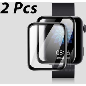 Mi 5D Volledige Dekking Screen Protector Film Voor Xiao Mi Mi Horloge Zachte Ronde Screen Protector Cover Accessoires (niet Glas)