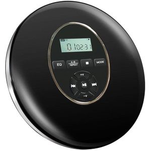 Ronde Stijl Draagbare-Cd Speler Hoofdtelefoon Hifi Muziek Reproductor-Cd Walkman Discman Speler Shockproof Lecteur-Cd