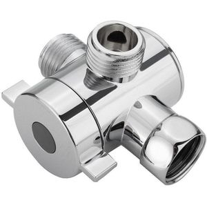 1/2 ''3-Way T-Adapter Omstelling Valve Verstelbare Douchekop Arm Gemonteerd Omschakelklep Badkamer Hardware Accessoire qe