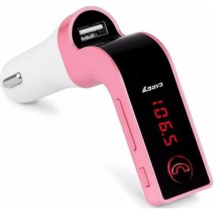 4-In-1 Handsfree Draadloze Bluetooth Fm-zender Auto Accessoires Modulator Lcd Kit Speler Sd Usb Aux g7 MP3 Auto F7R5