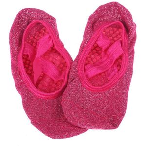 Sport Yoga Sokken Slipper Vrouwen Anti Slip Katoen Dames Pilates Sokken Ballet Hak Protector Professio Yoga Dans Sokken