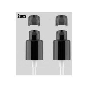 2 Stuks Pp Plastic Pomp Hoofd Cosmetica Foundation Pomp Voor Estee Lauder Double Wear En M.a.c Make Up 20Mm binnendiameter