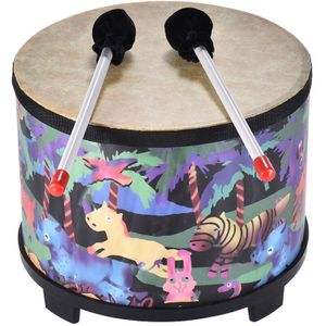 10 Inch Houten Vloer Trommel Verzamelen Club Carnaval Percussie Instrument Met 2 Hamers Voor Kids Kinderen