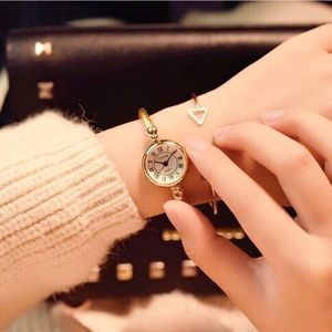 Kleine Retro Armband Horloges Elegante Dames Quartz Horloge Ulzzang vrouwen Mode Quartz Horloges Zegarek Damski