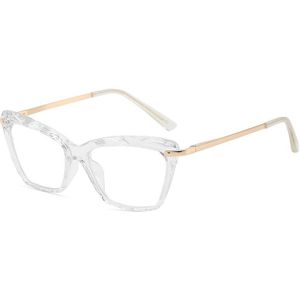 Chic Vlinder Brillen Voor Vrouwen Transparant Clear Bril Dames Optische Kunststof Frame