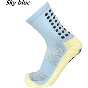 Mannen Sport Sokken Dikke Handdoek Bodem Mannen Mid-Buis Doseren Antislip Voetbal Sokken Basketbal Sokken sport Kousen Rood