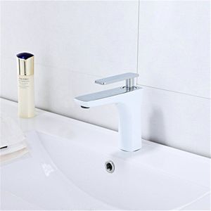 LIUYUE Wastafelkranen Messing Zwart/Goud Mix-kleuren Badkamer Wastafel Kraan Enkele Handgreep/Gat Badrandcombinaties Koude Water Mengkranen