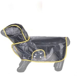 Hond Regenjas-Geel- (Medium)