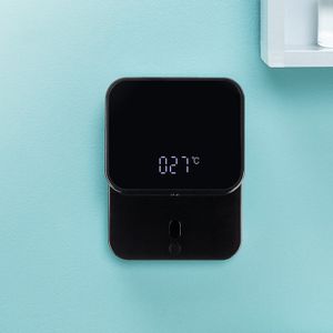 Automatische Inductie Schuimende Hand Wasmachine Led Display Screen Wasmachine Infrarood Sensor Zeepdispenser Voor Badkamer Muur