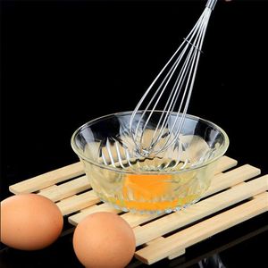 6 Inch Roestvrij Staal Eiklopper Staafmixer Spiraal Garde Mixer Voor Bakken Koken Tools Keukenapparatuur