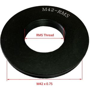 M42 Om M48 C-Mount Rms Adapter Mannelijke M42 Om Mannelijke M48 Vrouwelijke 25.4Mm Rms Adapter Ring Voor microscoop Camera Objectief
