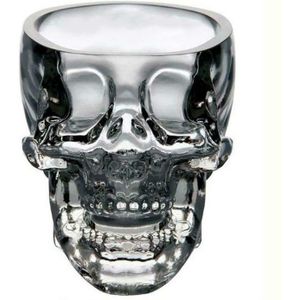 Crystal Skull Cup Vodka Glas Transparant Crystal Skull Head Glas Cup Voor Whiskey Wijn Vodka Bar Club Bierglas