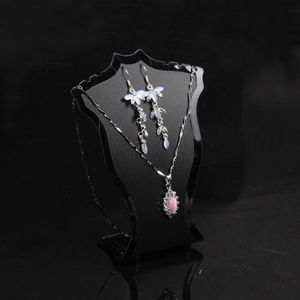 Vorfaove Draagbare Oorbel Sieraden Display Rack Metalen Stud Ketting Organizer Ornament T Bar Hanger Showcase Houder Stand Brons