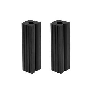2 Stuks Rubber Golf Vice Klemmen Voor Golf Club/As/Aangrijpend Reparaties Zwart