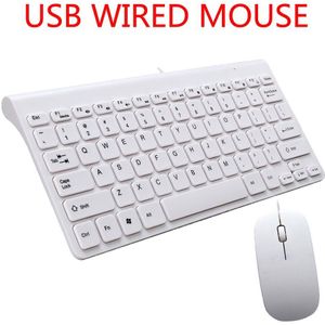 Ultra Dunne 2.4Ghz Draadloze Usb Bedrade Muis En Toetsenbord Combo Voor Desktop Computer Laptop Toetsenbord En Usb Muis Combo set Kit