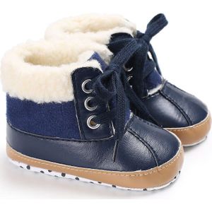 Pasgeboren Jongens Winter Laarzen Baby Warm PU Leer Eerste Wandelaars Zachte Bodem Booties Indoor Peuter Jongens Wieg Schoenen