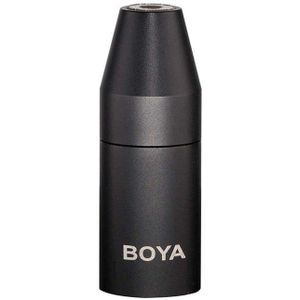 Boya Door 35C-Xlr 3.5Mm (Trs) mini-Jack Vrouwelijke Microfoon Adapter Naar 3-Pin Xlr Male Connector Voor Camcorder Mixer Camera O Rec