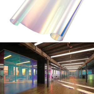 Zilver Chameleon Vlt 65% Huis Kantoor Autoruit Tint Film Schaduw Verven 3M X 50Cm