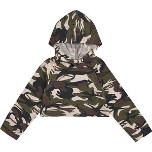 Kids T-shirt Modieuze Camouflage Print Lange Mouwen Sweatshirt Hooded Tops Voor Kinderen Jongens