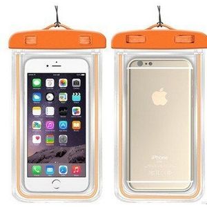 Universele Lichtgevende Waterdichte Case Voor Iphone X Xs 8 7 6S 5 Plus Cover Pouch Tas Gevallen Voor Telefoon coque Waterdicht Telefoon Case