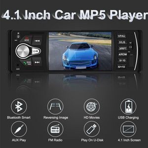1 Din 4.1 Inch Tft Hd Scherm Auto MP5 Speler Bluetooth Fm Omkeren Video WIN-CE