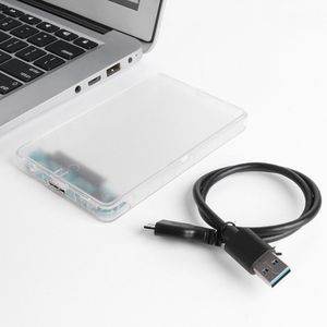 Transparante Hdd Ssd Case 2.5 Inch Sata Iii Naar Usb 3.0 Harde Schijf Schijf Behuizing Voor Kantoor Zorgzame Computer Benodigdheden