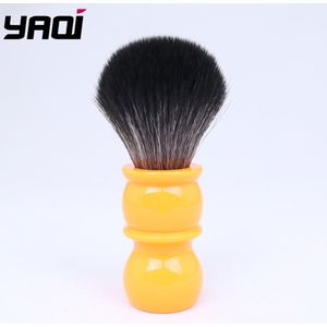Yaqi 26 Mm Zachte Zwart Synthetisch Haar Knoop Oranje Handvat Scheren Borstels