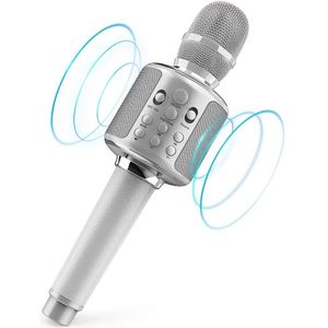 Y11S Draagbare Bluetooth Karaoke Microfoon Voor Telefoon Handheld Draadloze Condensator Microfoon Speaker Home Ktv Studio Zingen Mic