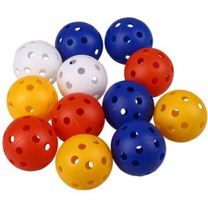 26 gaten gat bal baseball bal droog land hockey Piek bal golfballen outdoor sport praktijk ballen.