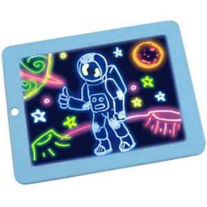 3D Magic Drawing Pad Led Licht Lichtgevende Board Intellectuele Developmen Speelgoed Kinderen Schilderen Leren Tool