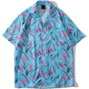 Volledige Gedrukt Mannen Shirt Korte Mouwen Hawaiiaanse Shirt Straat Vintage Shirts Voor Mannen Zomer