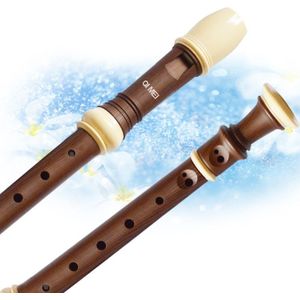 Sopraanblokfluit Fluit Hout 8 Gat Hoge Pitch C Duitse Stijl Professionele Houtblazers Beginner Recorder Grote